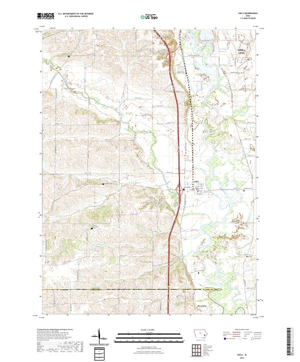 USGS Topographic Map – Hills