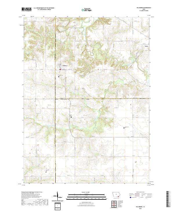 USGS Topographic Map – Hillsboro
