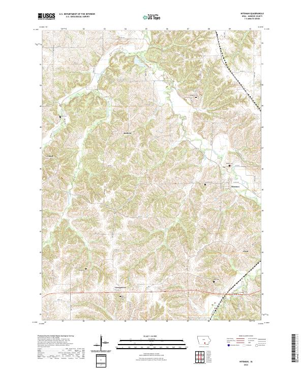USGS Topographic Map – Hiteman