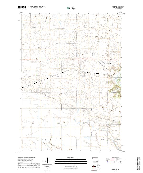 USGS Topographic Map – Hobarton