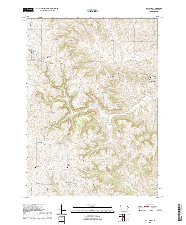 USGS Topographic Map – Holy Cross