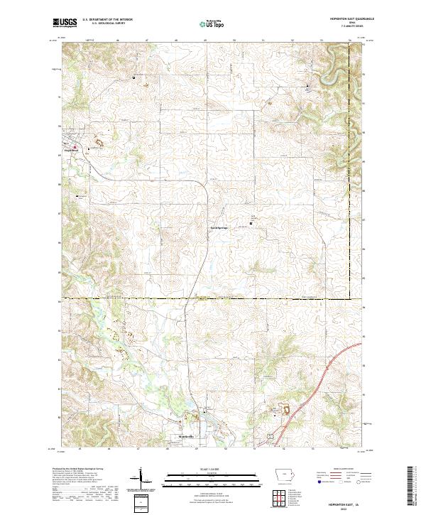 USGS Topographic Map – Hopkinton East