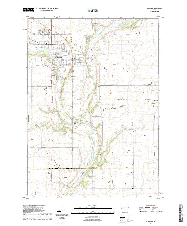 USGS Topographic Map – Humboldt