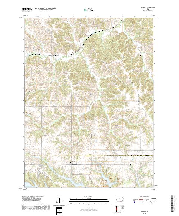 USGS Topographic Map – Iconium