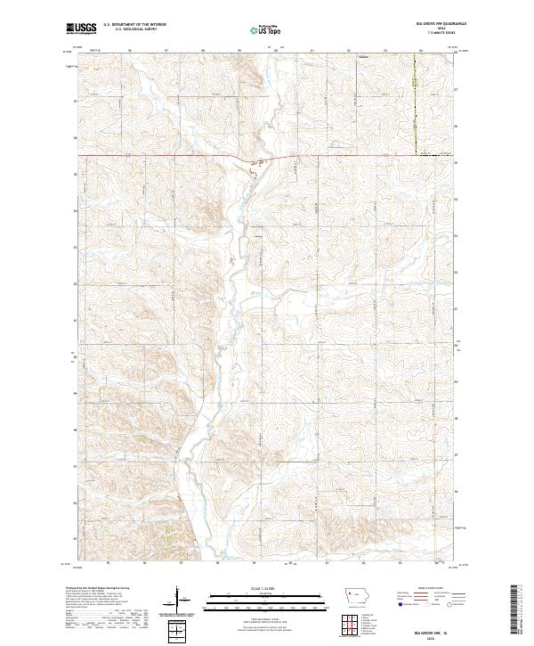 USGS Topographic Map – Ida Grove NW