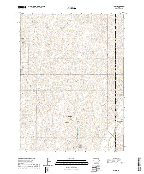 USGS Topographic Map – Imogene