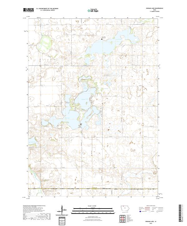 USGS Topographic Map – Ingham Lake