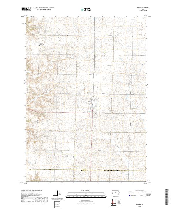 USGS Topographic Map – Inwood