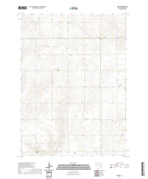 USGS Topographic Map – Ivester