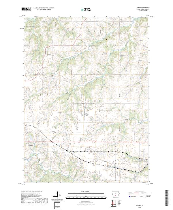 USGS Topographic Map – Jamison