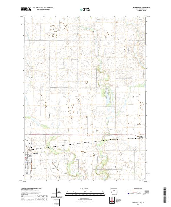 USGS Topographic Map – Jefferson East