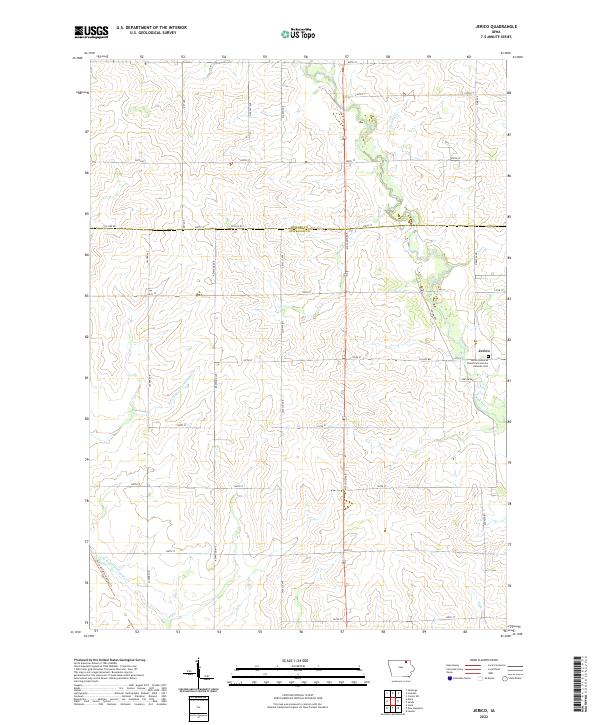 USGS Topographic Map – Jerico