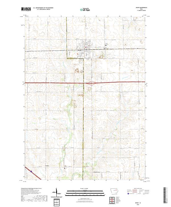 USGS Topographic Map – Jesup