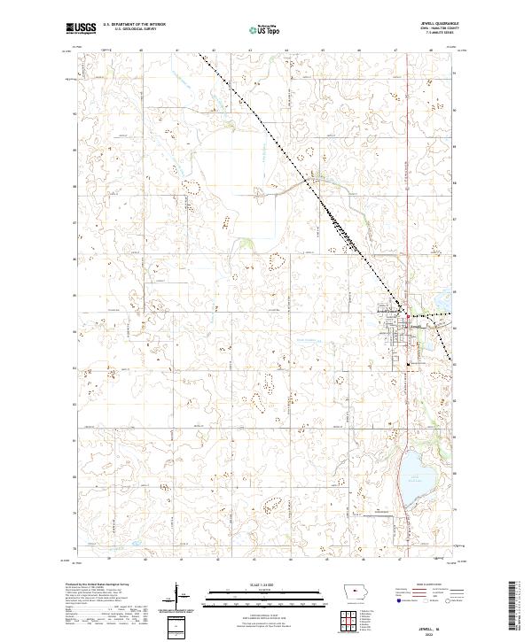 USGS Topographic Map – Jewell