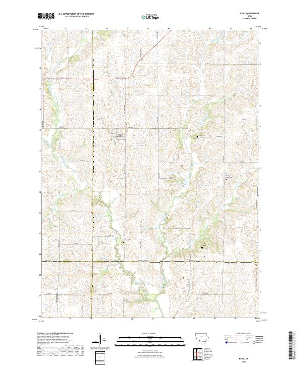 USGS Topographic Map – Kent