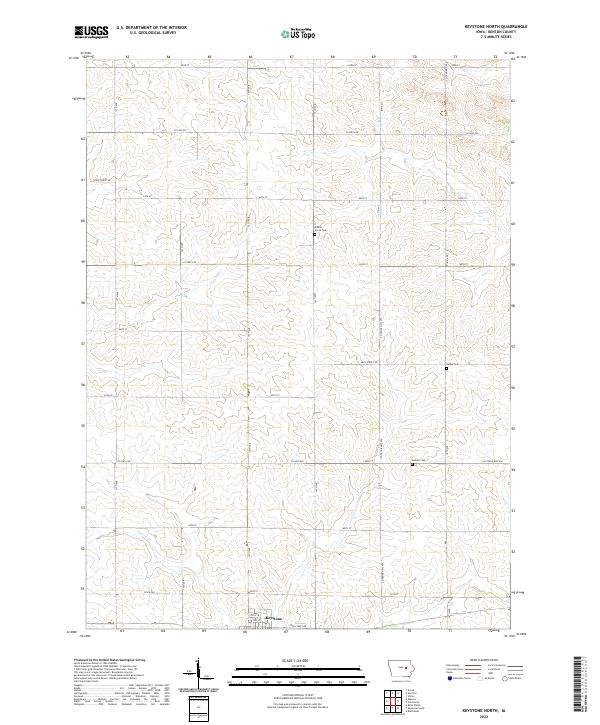 USGS Topographic Map – Keystone North