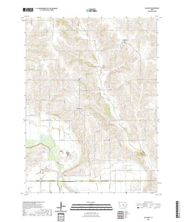 USGS Topographic Map – Killduff