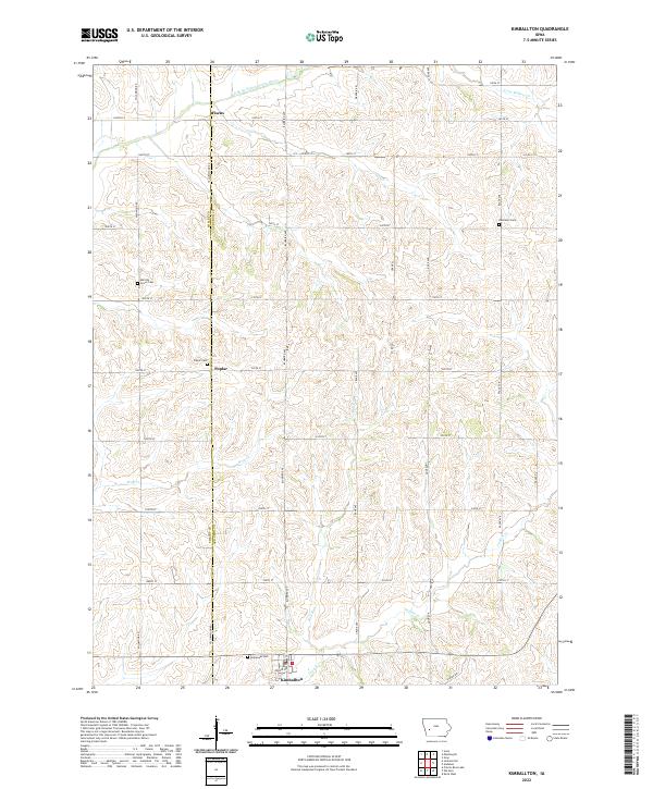 USGS Topographic Map – Kimballton