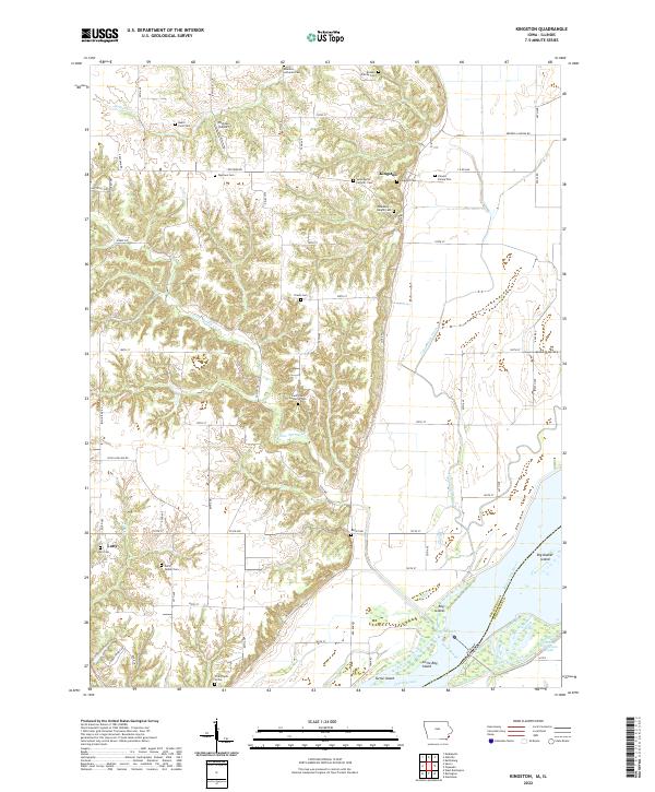USGS Topographic Map – Kingston