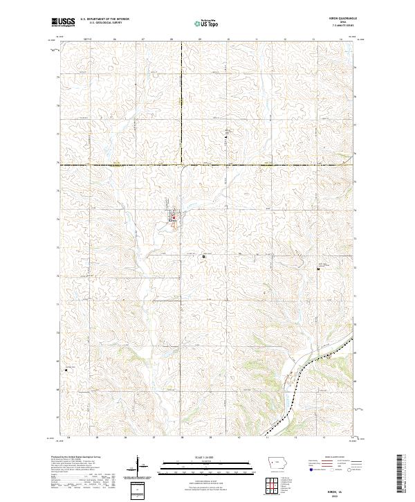 USGS Topographic Map – Kiron