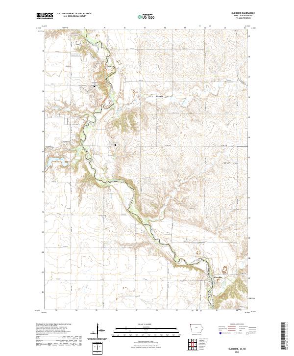 USGS Topographic Map – Klondike
