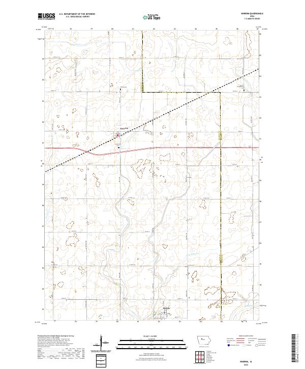 USGS Topographic Map – Knierim