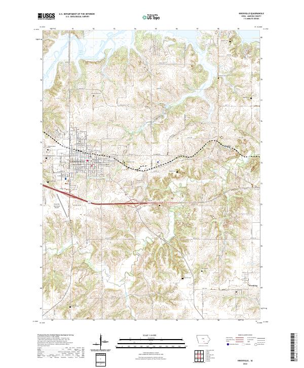USGS Topographic Map – Knoxville