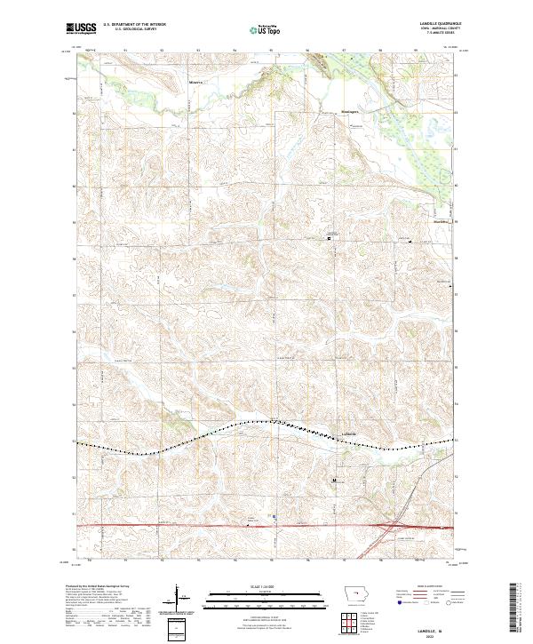 USGS Topographic Map – LaMoille