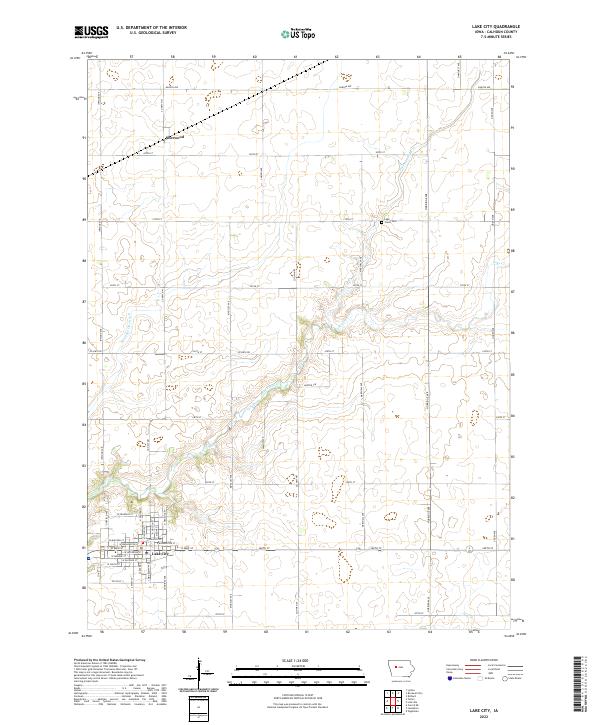 USGS Topographic Map – Lake City