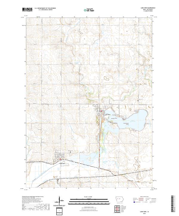 USGS Topographic Map – Lake View