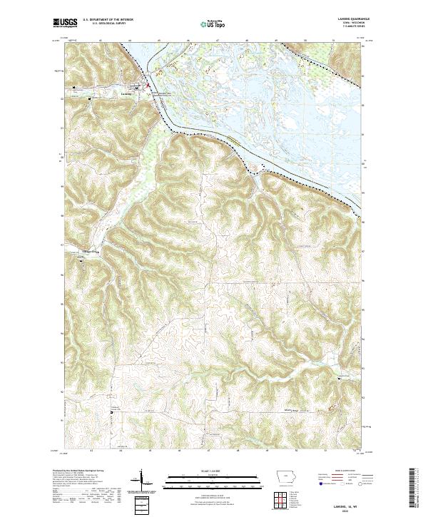USGS Topographic Map – Lansing