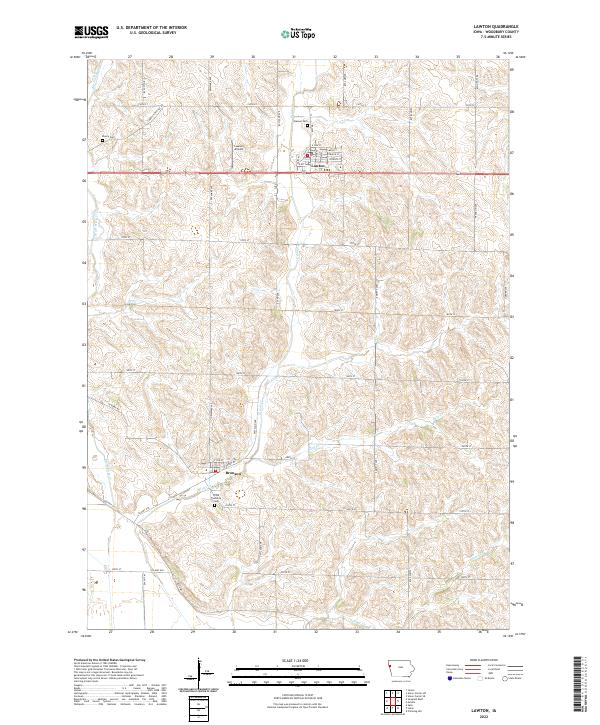 USGS Topographic Map – Lawton