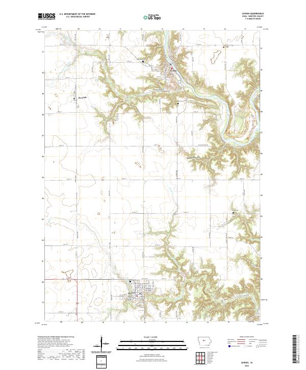 USGS Topographic Map – Lehigh