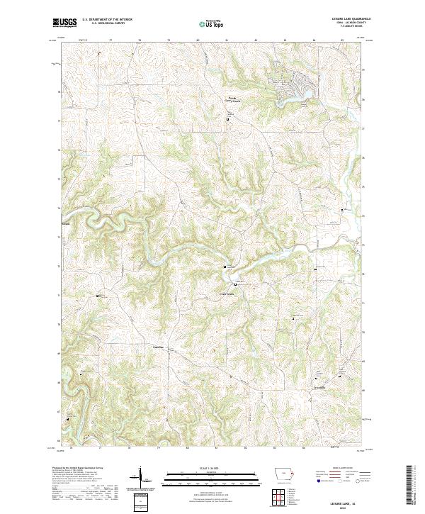 USGS Topographic Map – Leisure Lake