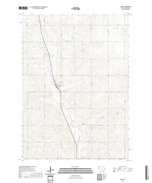 USGS Topographic Map – Lester