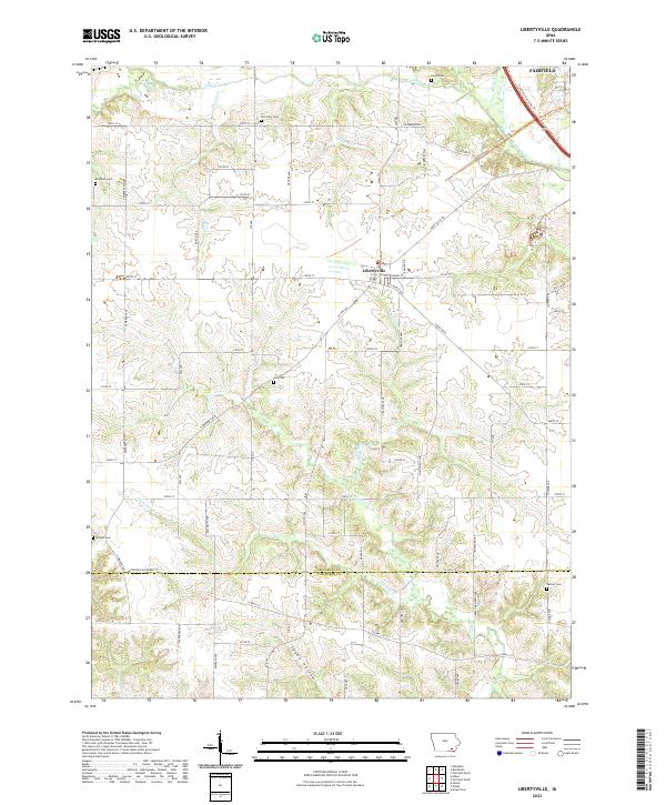 USGS Topographic Map – Libertyville