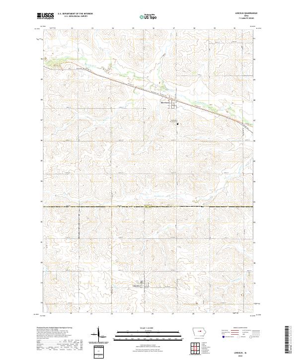 USGS Topographic Map – Lincoln