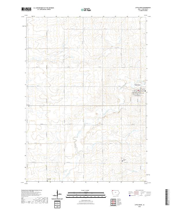 USGS Topographic Map – Little Rock