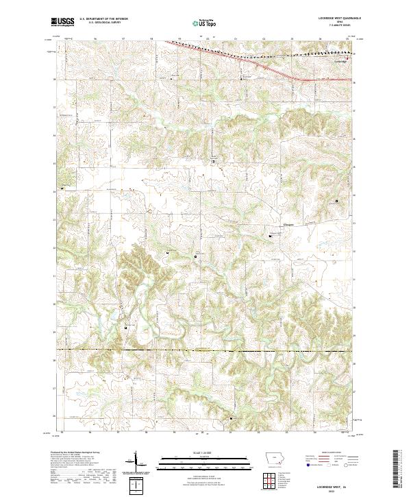 USGS Topographic Map – Lockridge West