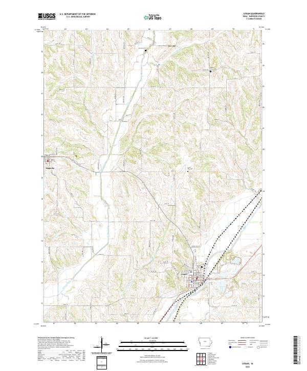 USGS Topographic Map – Logan