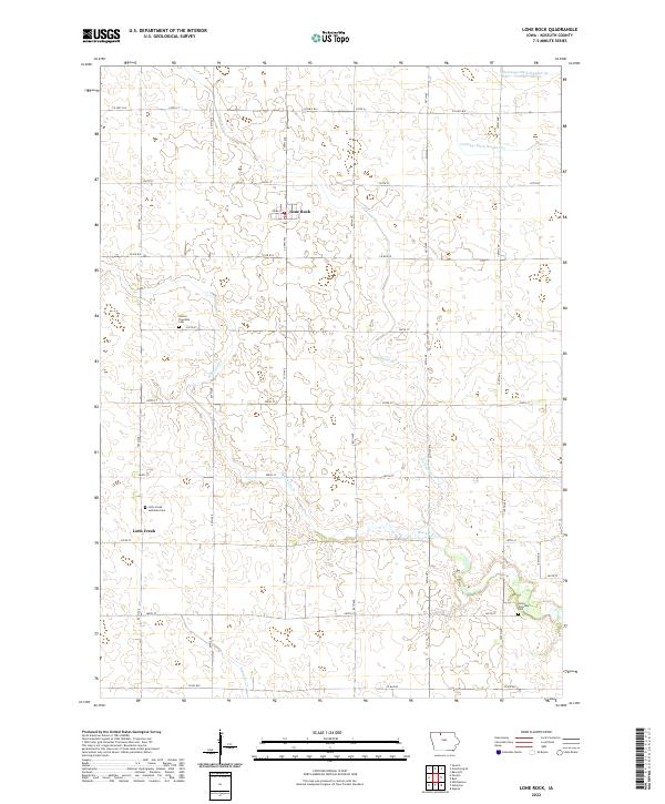 USGS Topographic Map – Lone Rock