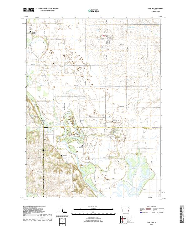 USGS Topographic Map – Lone Tree