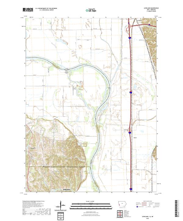 USGS Topographic Map – Loveland