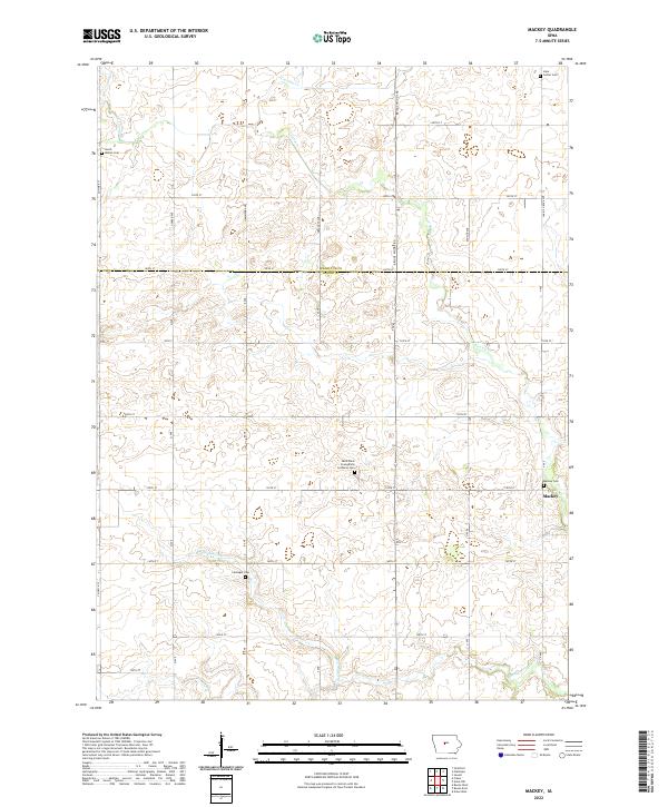 USGS Topographic Map – Mackey