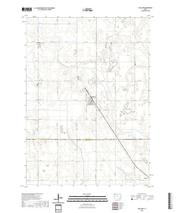 USGS Topographic Map – Mallard