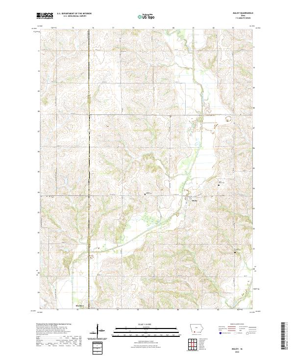 USGS Topographic Map – Maloy