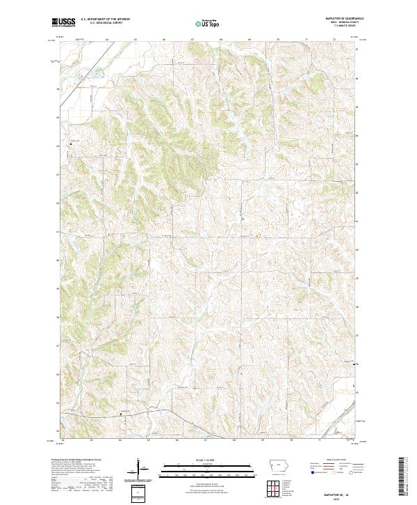 USGS Topographic Map – Mapleton SE