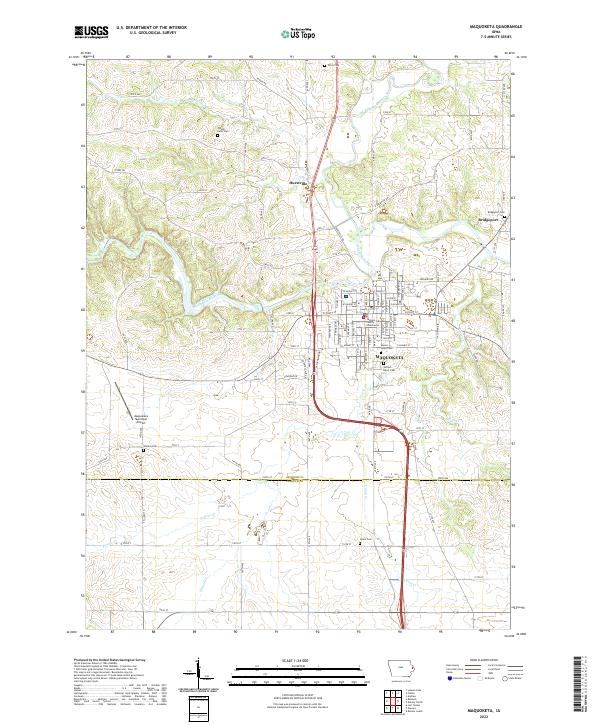 USGS Topographic Map – Maquoketa