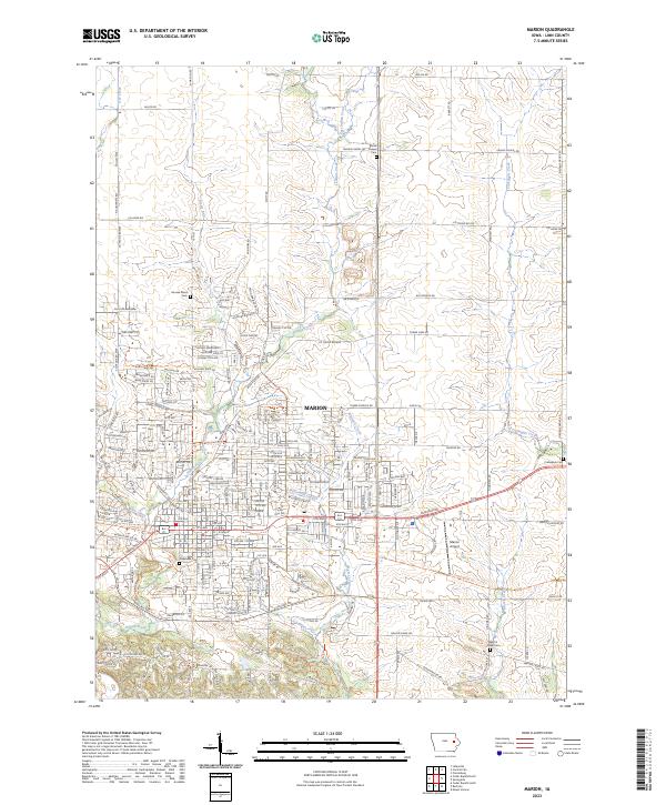 USGS Topographic Map – Marion