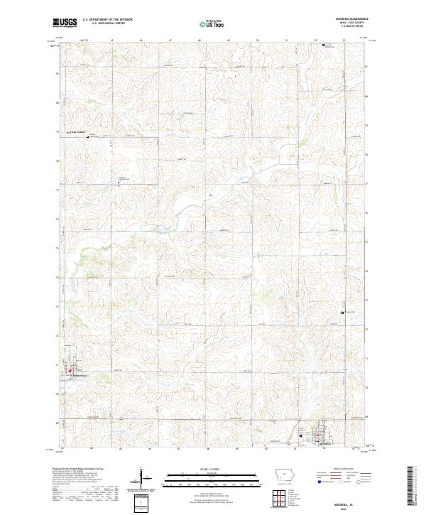 USGS Topographic Map – Massena
